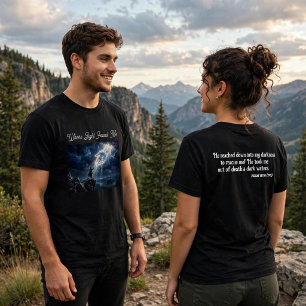 Onde a Luz Me Encontrou - Camiseta Cristã