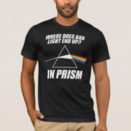 Onde a luz ruim acaba? Camiseta