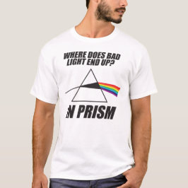 Onde a luz ruim acaba? Camiseta