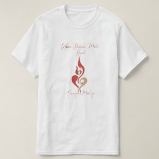 Onde a Paixão Encontra o Coração Camiseta Nome do 