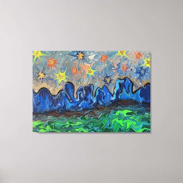 Onde a RAM do Buffalos - Impressão de Tela Esticad (Frente)