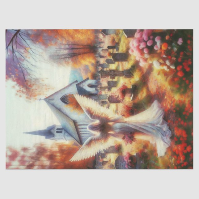 Onde Angels Trod 1 Papel Tecido (Frente )