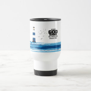 Onde Deus Guia Ele Oferece Caneca de viagem
