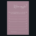 Onde ela estava? Folheto da placa de jogo do chá<br><div class="desc">Faça isso por você ao adicionar seu texto. Para acessar ferramentas avançadas de edição,  vá para "Personalizar",  role para baixo e pressione o link "clicar para personalizar mais". Para obter mais designs correspondentes,  clique no link "Outros produtos desta coleção"</div>