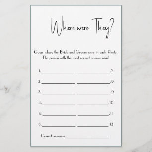 Onde eles estavam? Folheto da placa de jogo do chá