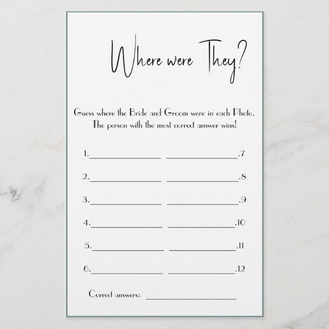 Onde eles estavam? Folheto da placa de jogo do chá (Frente)