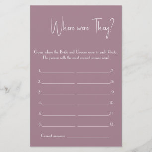 Onde eles estavam? Folheto da placa de jogo do chá