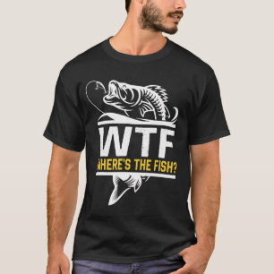 Onde está a camiseta de pesca engraçada do WTF Men