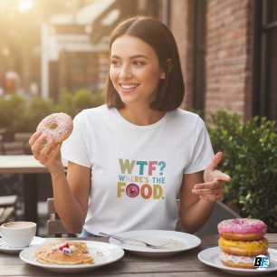 Onde está a Camiseta Masculina de Comida