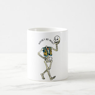 Onde Está Minha Mente Caneca de Café de Halloween 