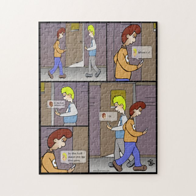 Onde Está O Quebra-cabeça De Jigsen (Vertical)