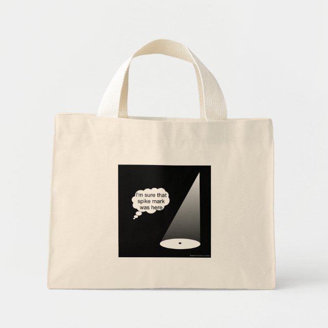 Onde estão as Bolsas de cor clara do Spike Mark (Frente)