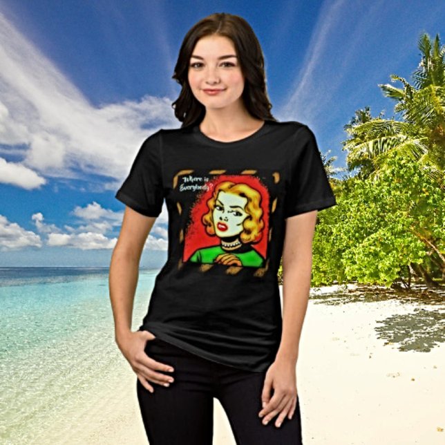 Onde Estão Todos? - Teto Retro Comic Art (Criador carregado)