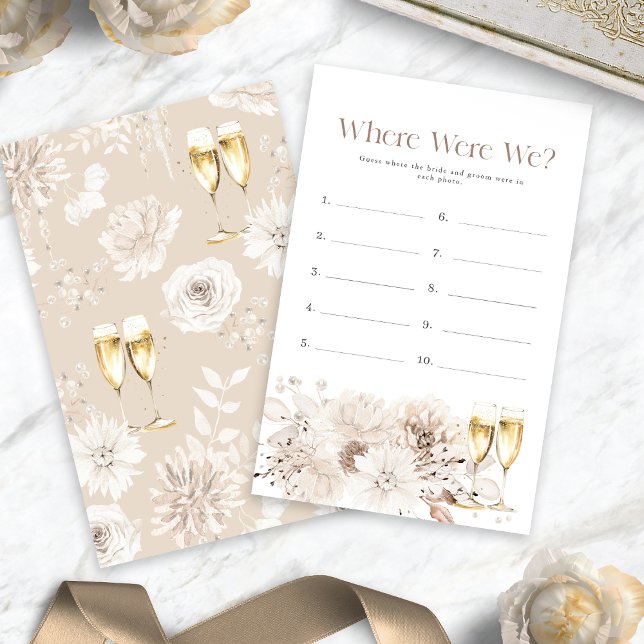 Onde Estávamos Jogando (Pearls and Prosecco Where Were We Game
)