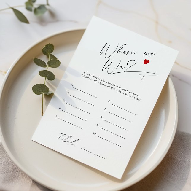 Onde estávamos Jogo simples de chá de panela com r (Criador carregado)