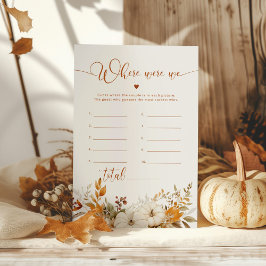 Onde estávamos no jogo do chá de panela