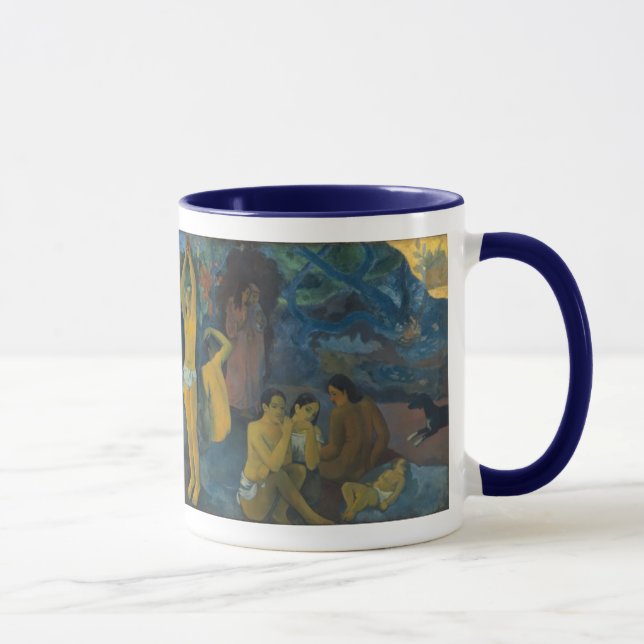 "Onde faça nós vimos de?" - Caneca de Paul Gauguin (Direita)