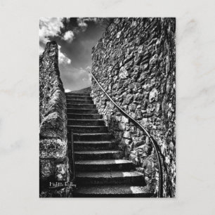 Onde o cartão postal Steps Lead