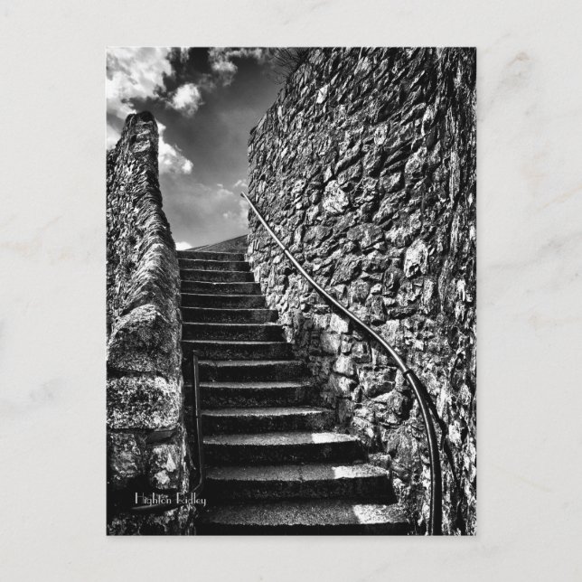 Onde o cartão postal Steps Lead (Frente)