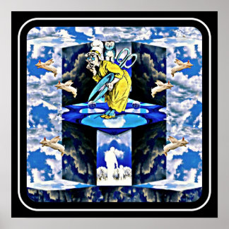 Onde os porcos voam poster por choramingos