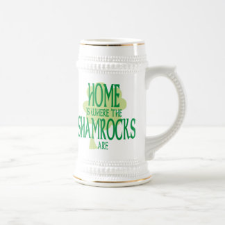 Onde os trevos são caneca de cerveja