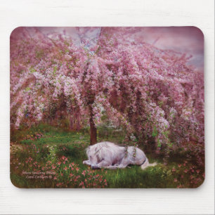 Onde os unicórnios sonham Mousepad
