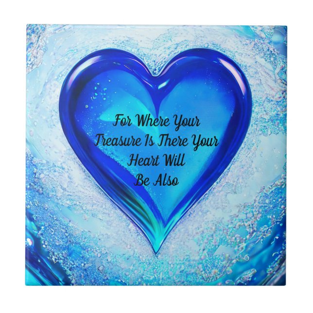 Onde Seu Tesouro Está Incentivando A Passagem Da B (Frente)