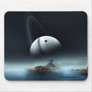 Onde silencioso as águas sussurram - Mousepad