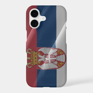 Ondulação da bandeira de Serbia -