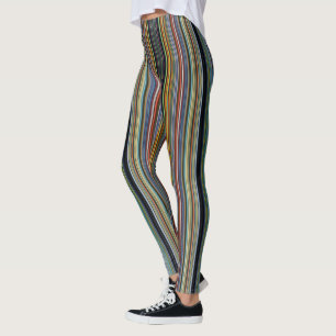 Ondulações Caprichosas: Leggings Coloridas Perfeit