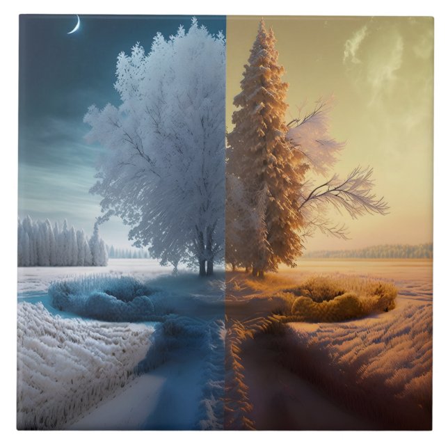 One day in winter (Frente)