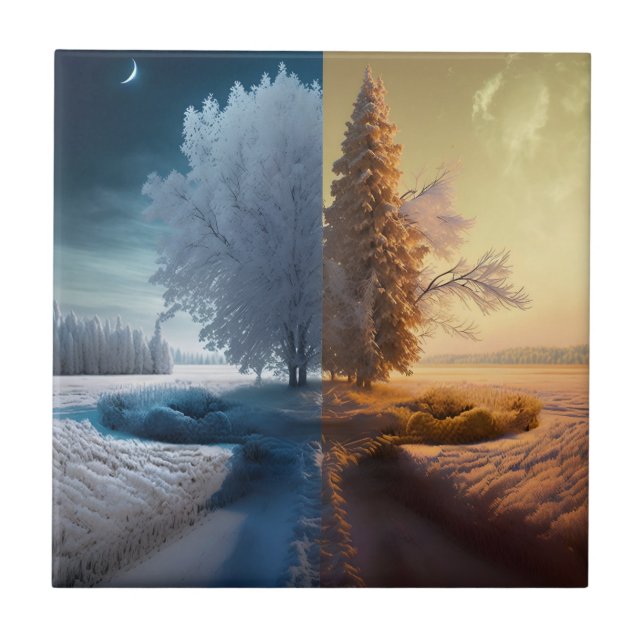 One day in winter (Frente)