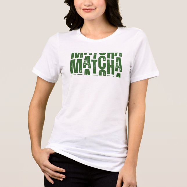 "One More Matcha" T-Shirt – Aesthetic Matcha Lover (Frente)