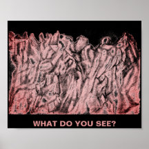 One poster two purposes art & brain trainer.