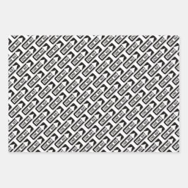 One way black and white street sign