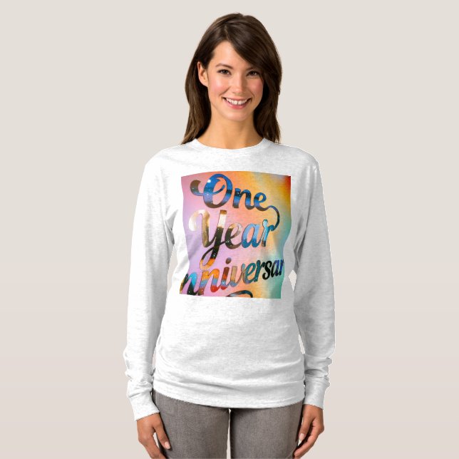 One Year Anniversary Long Sleeves Top (Frente Completa)