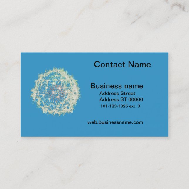 Ônibus. cartão - Dandelion (Frente)