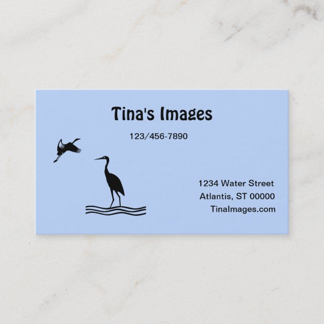 Ônibus. Cartão - Imagens de Pássaros (Frente)