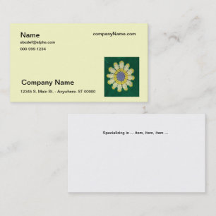 Ônibus. Cartão - Padrão de crochê - margarida