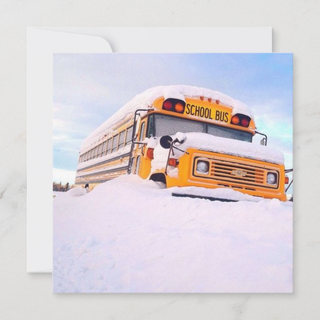 Ônibus de escola amarelo (Frente)