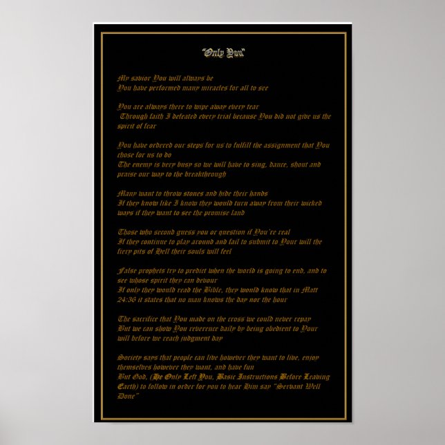 Only You - Poster (Frente)