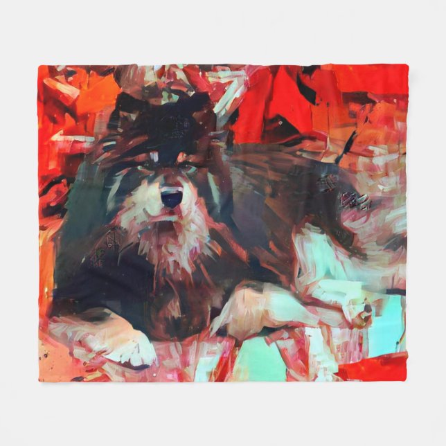 ONNI, cobertor de velo finlandês da Lapphund, 3 ta (Frente (Horizontal))