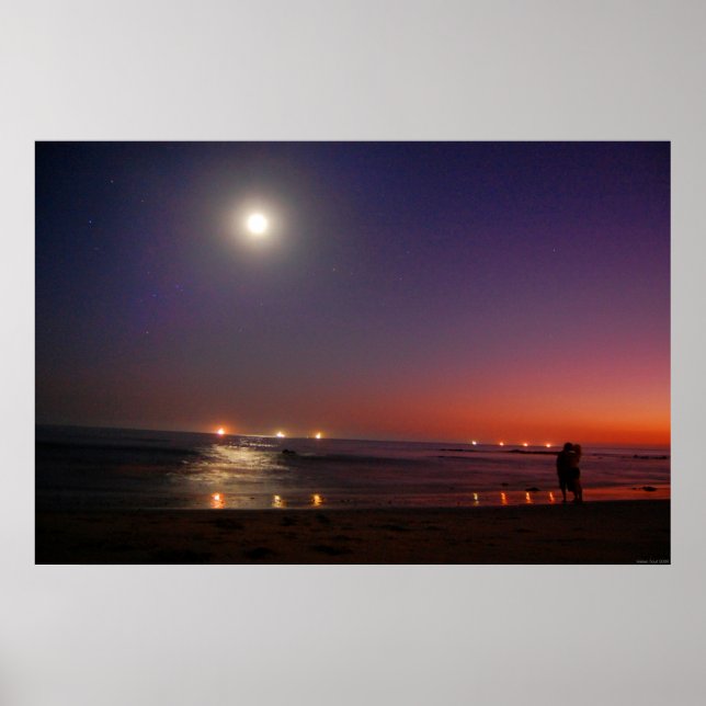 Ontem Ocean Kiss Poster (Frente)