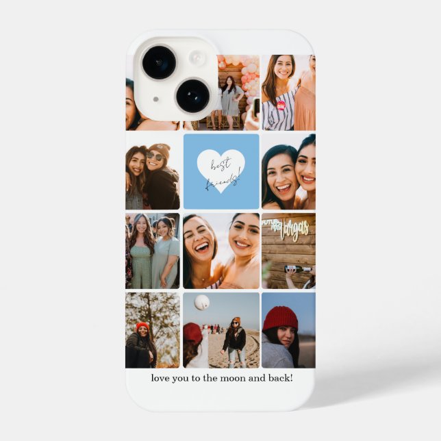 Onze Fotografias Collage Melhor Amigo Feliz Aniver (Verso)