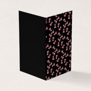 Oodles De Poodles (Rosa em Preto)