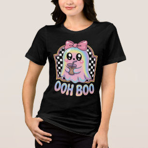 Ooh Boo Cute Pastel Ghost Drink Halloween Kawaii