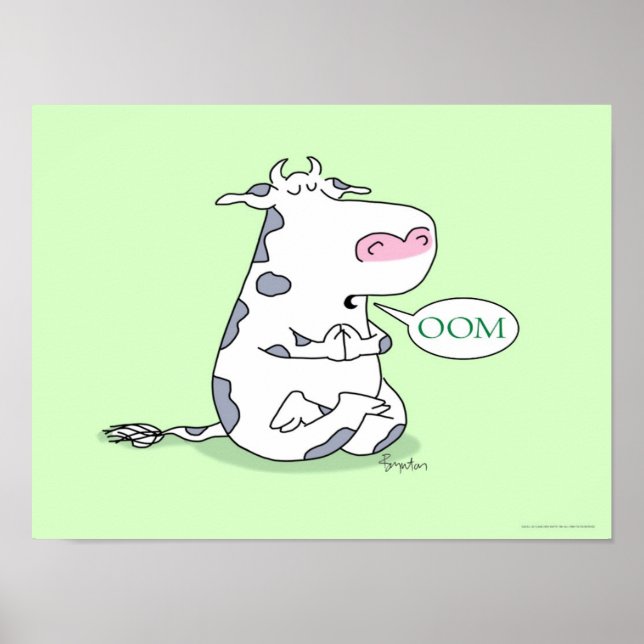 OOM COW poster por Sandra Boynton (Frente)