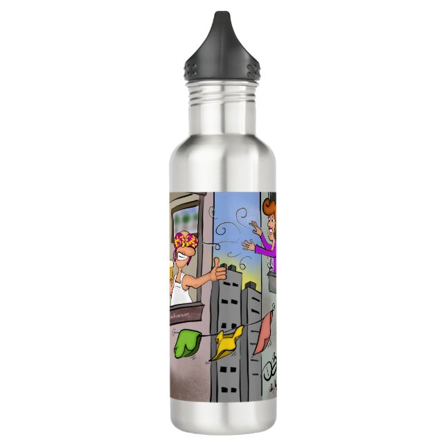 Oops Garrafa De Água De Aço Inoxidável (Esquerda)