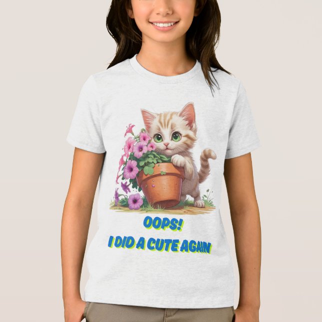 Oops! I Did a Cute Again – Funny & Adorable Design (Frente)