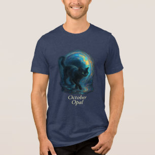 Opal de outubro - Gato Negro e Portal Iridescente